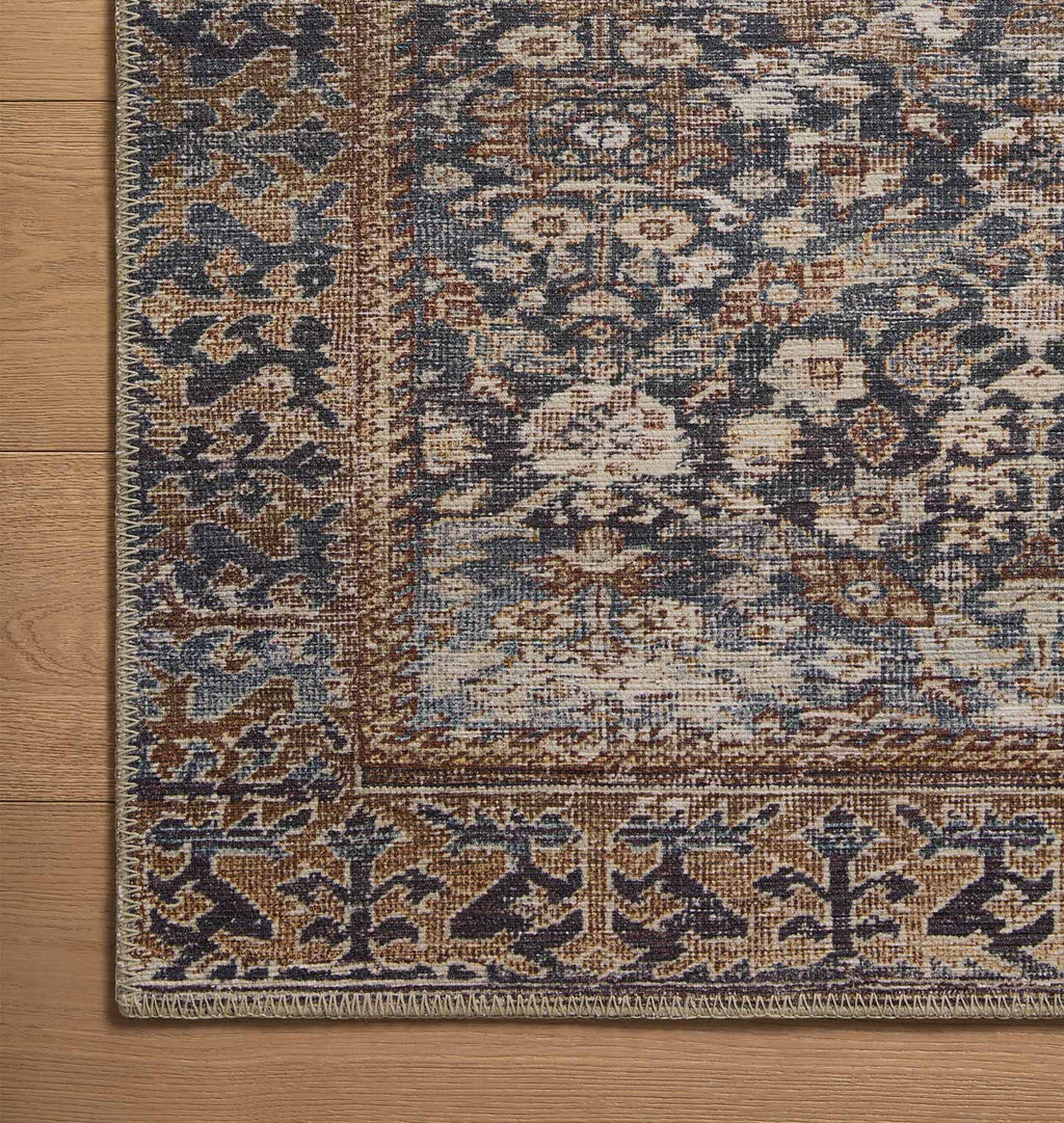 Georgie GER-05 Denim / Spice Area Rug