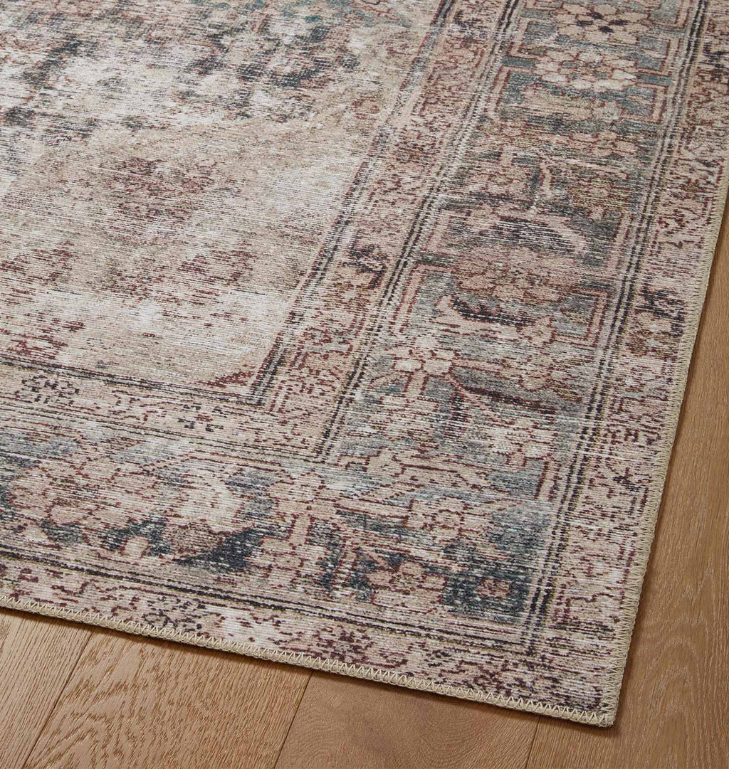 Georgie GER-08 Lagoon / Beige Area Rug