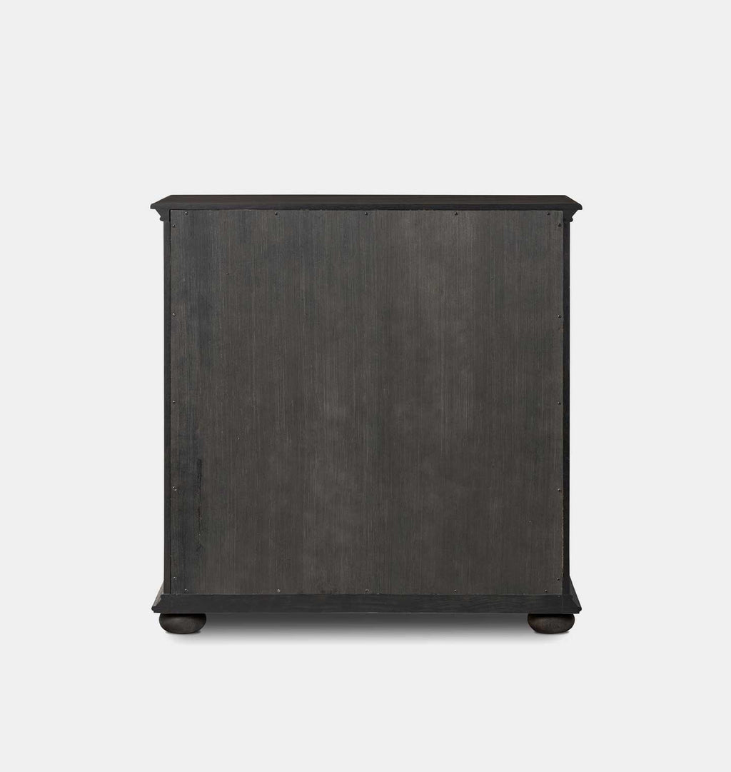 Geoffrey 4 Drawer Dresser Smoked Black