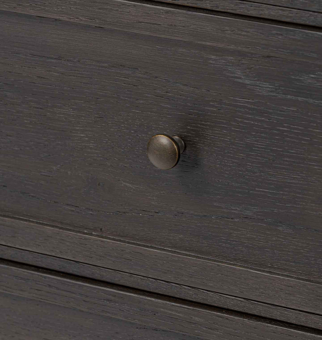 Geoffrey 4 Drawer Dresser Smoked Black