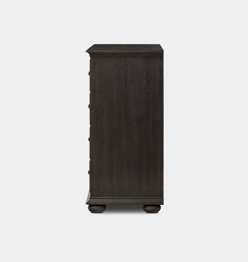 Geoffrey 4 Drawer Dresser Smoked Black