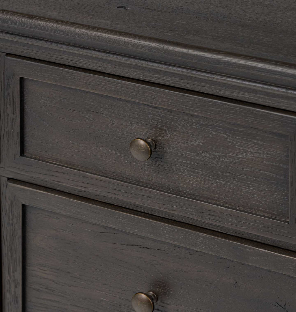 Geoffrey 8 Drawer Dresser Smoked Black