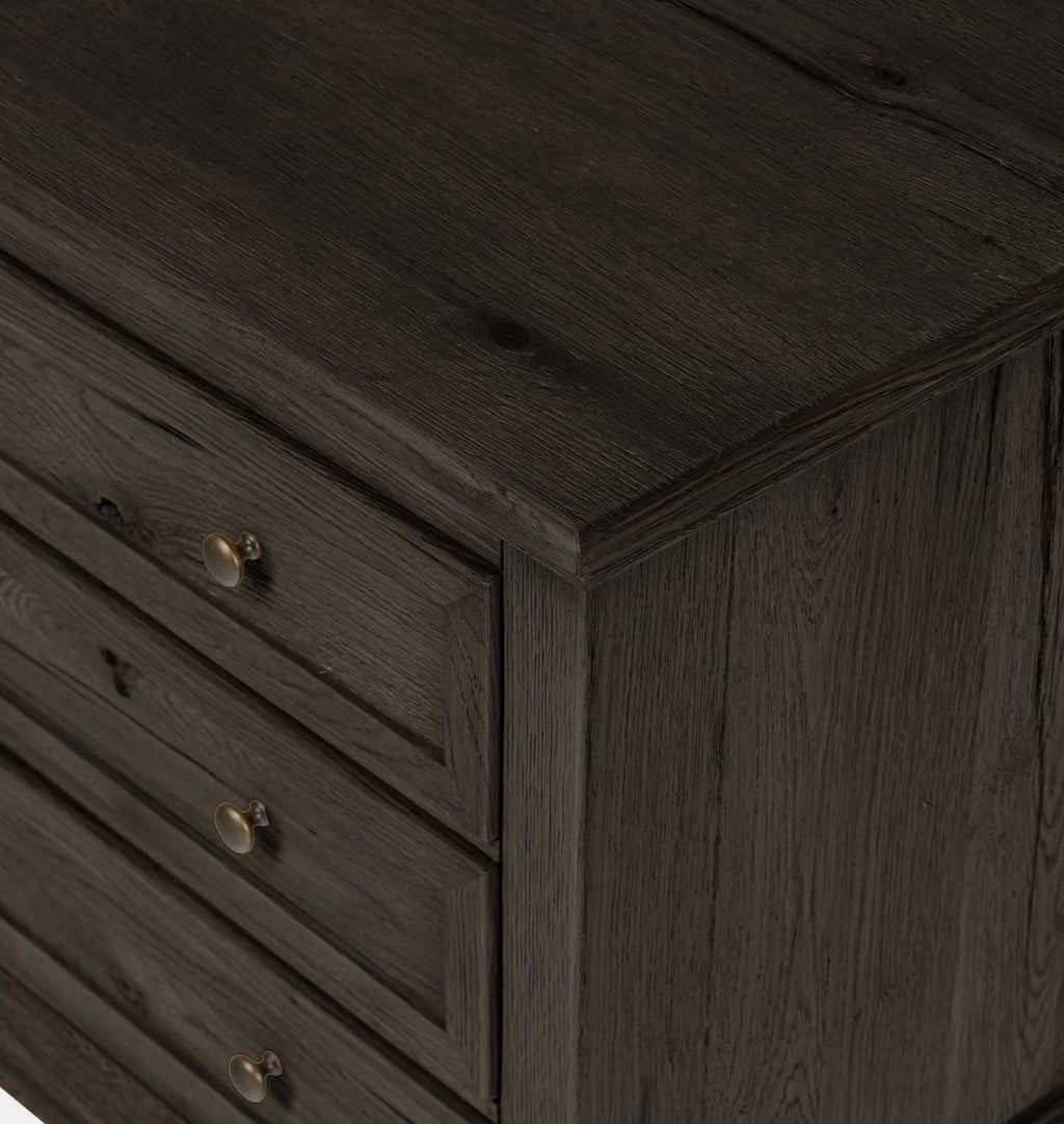 Geoffrey Nightstand Smoked Black