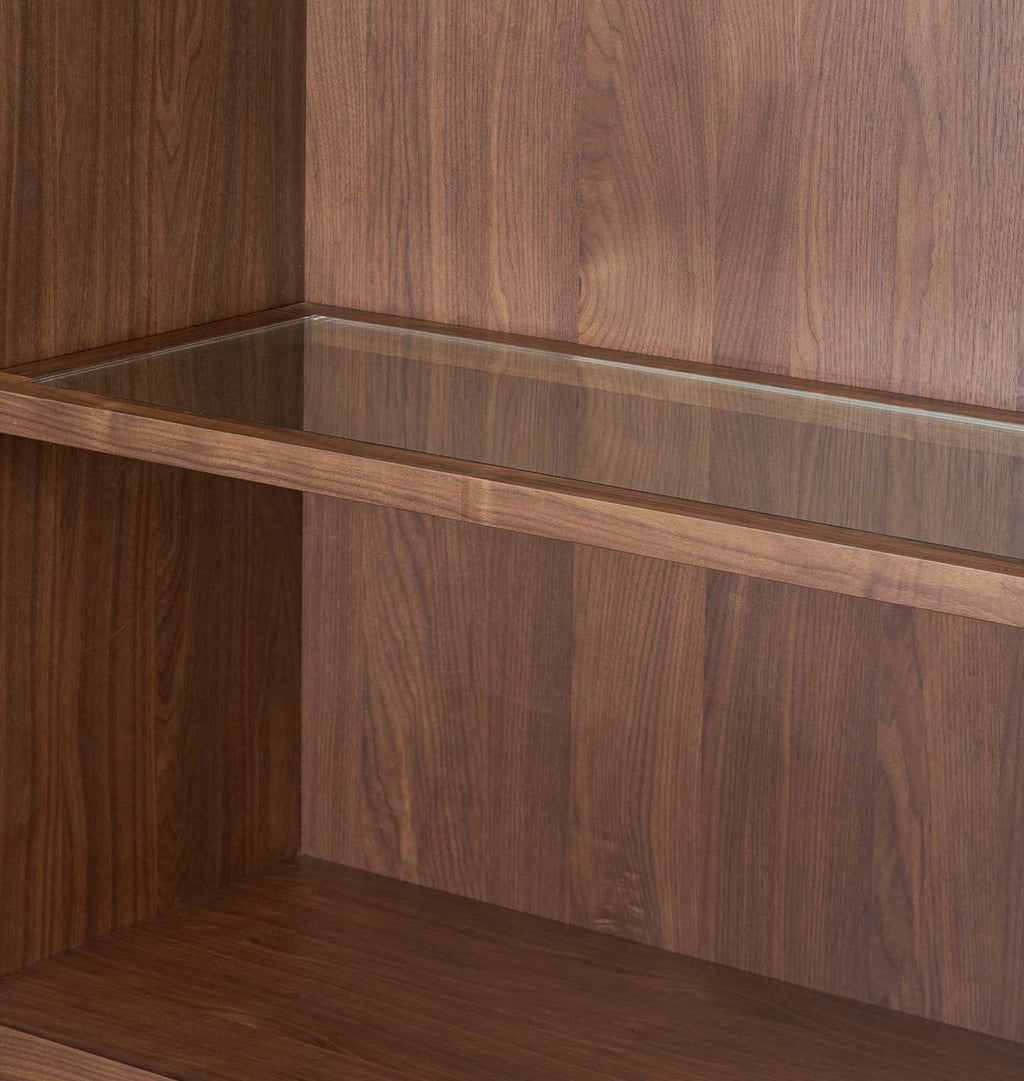 Gleason Cabinet Dark Brown Walnut