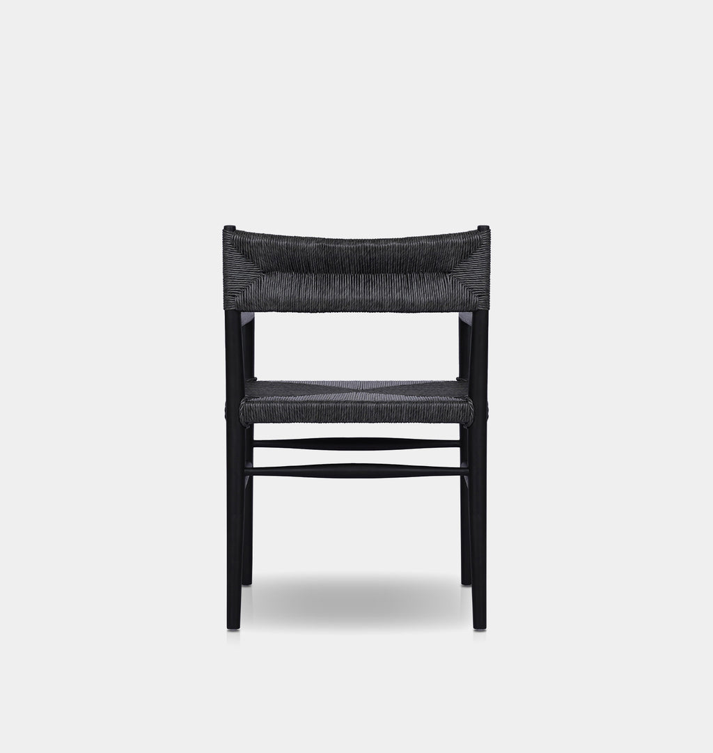 Grove Outdoor Dining Chair Black Teak