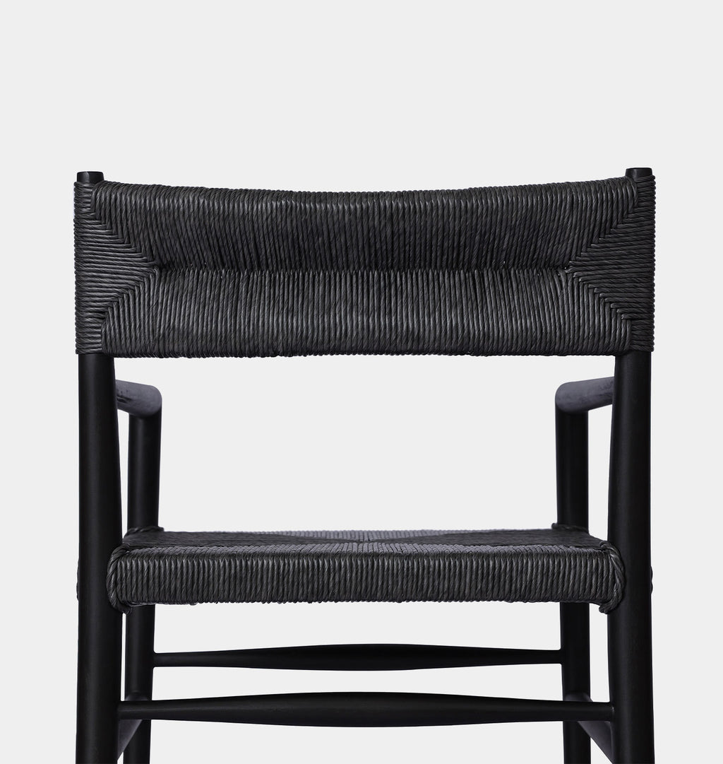 Grove Outdoor Dining Chair Black Teak