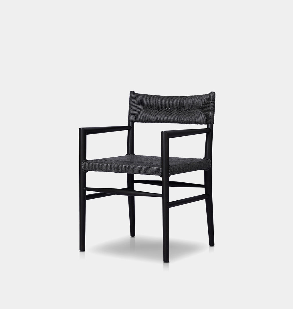 Grove Outdoor Dining Chair Black Teak