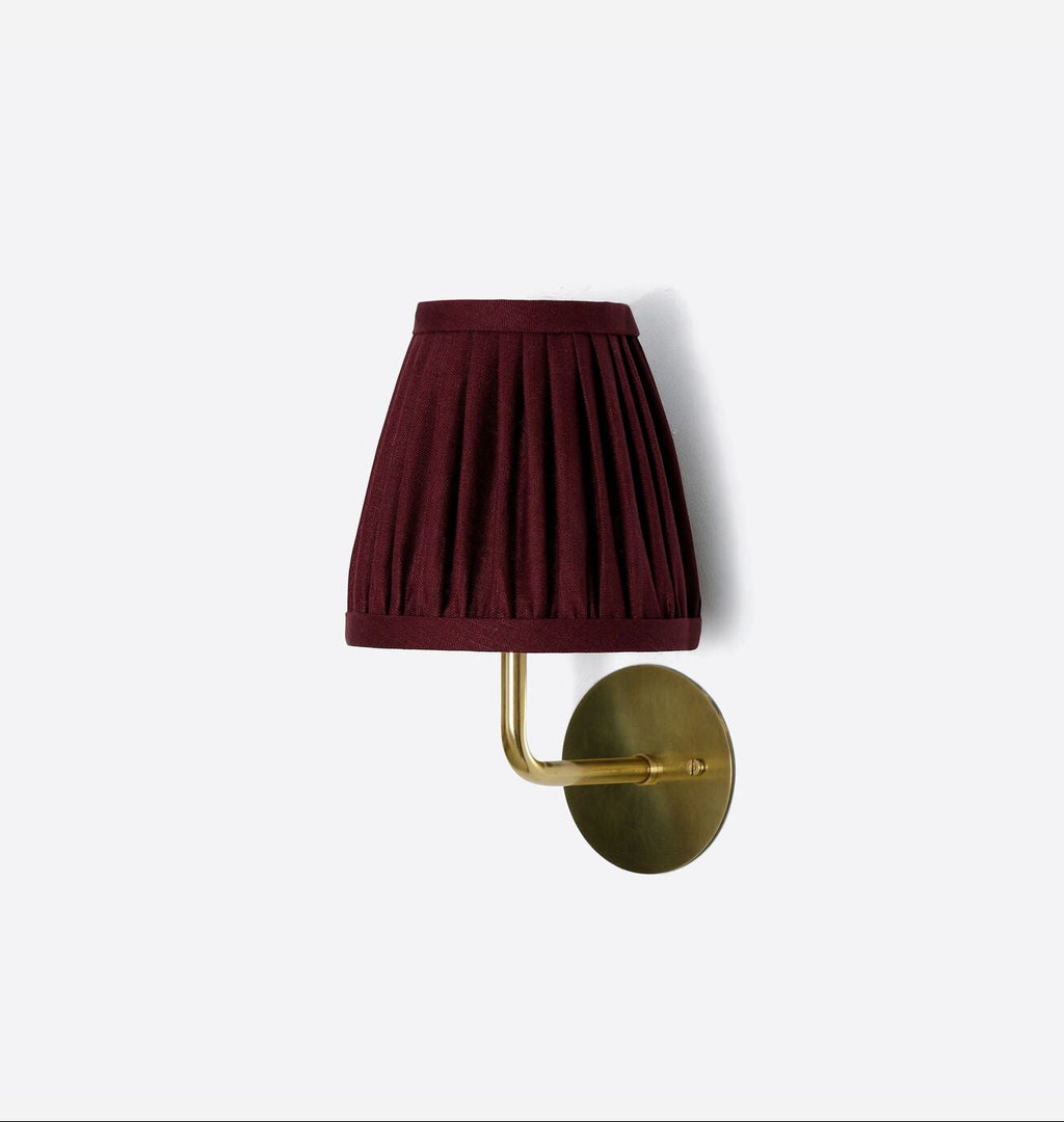 Henley Wall Sconce Damson Linen