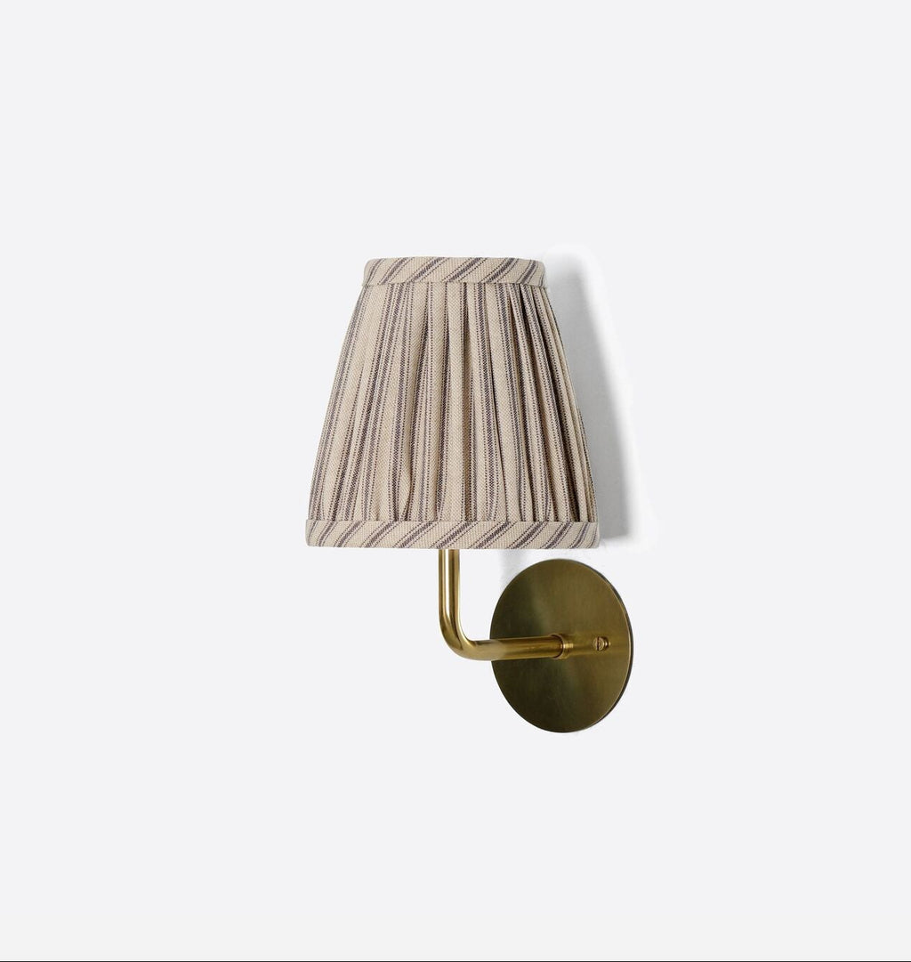 Henley Wall Sconce Black Venetian Stripe