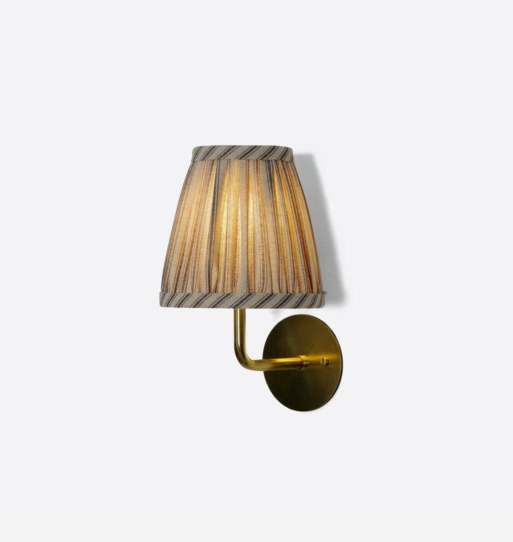 Henley Wall Sconce Black Venetian Stripe