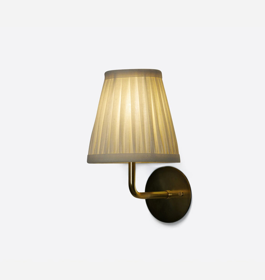 Henley Wall Sconce Natural Cotton