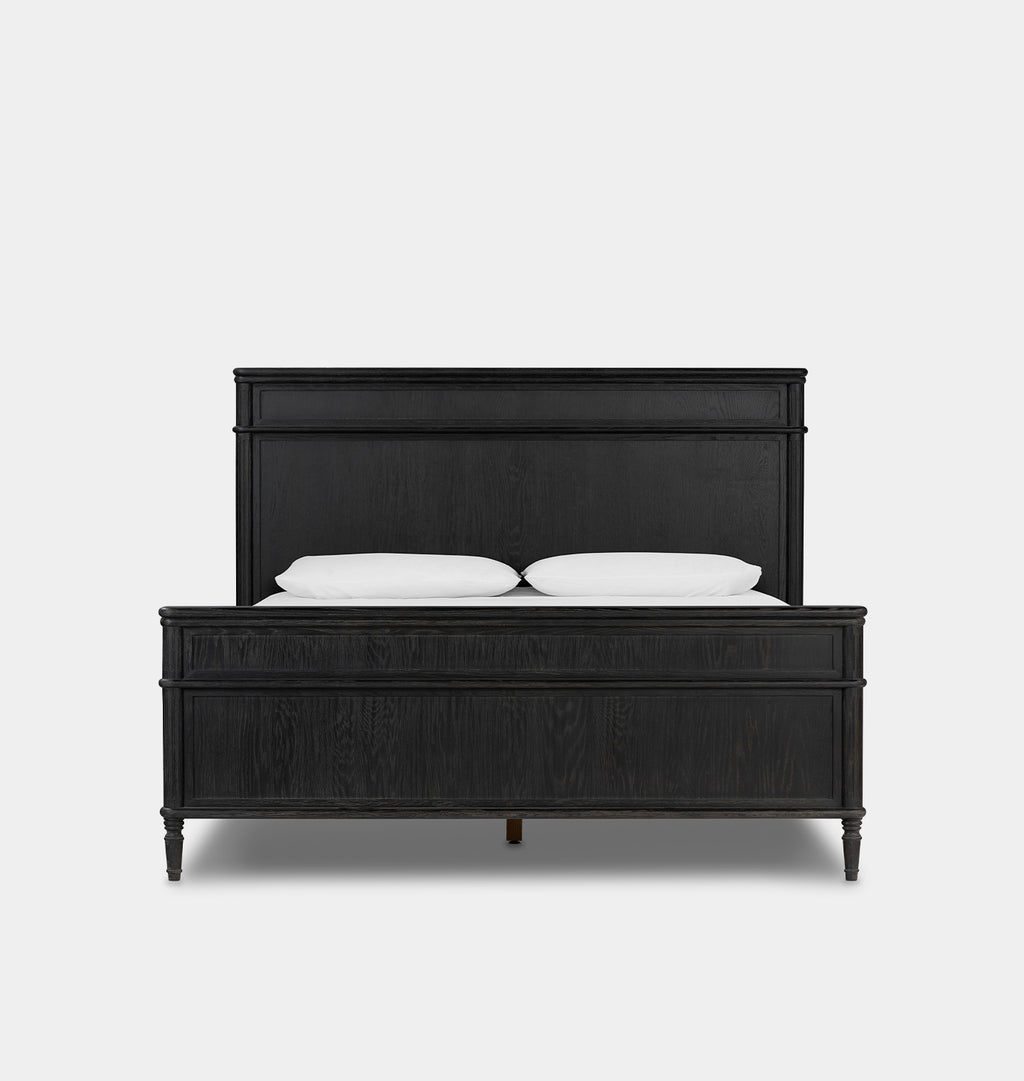 Harold Bed Distressed Black