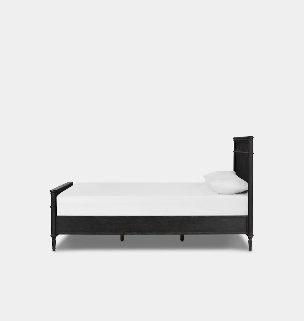Harold Bed Distressed Black