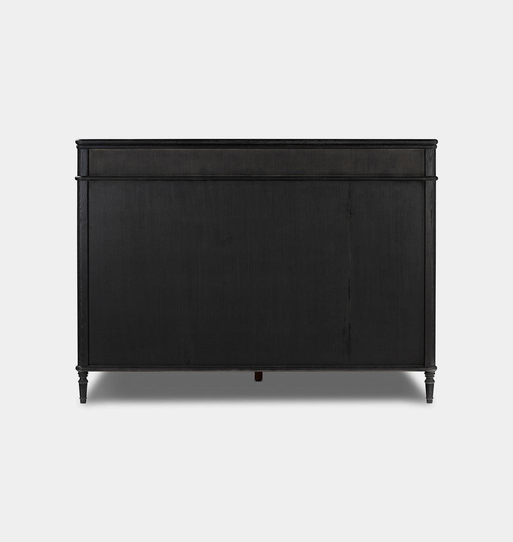 Harold Bed Distressed Black
