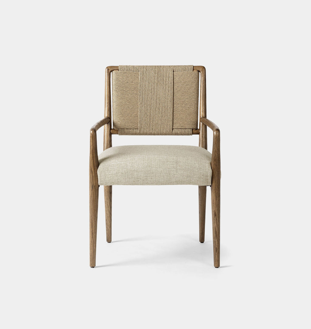 Haxton Dining Armchair Wheat