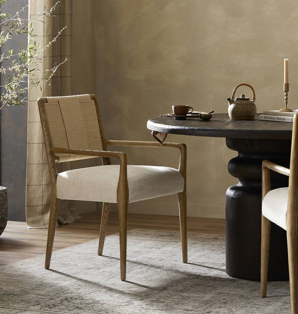 Haxton Dining Armchair Wheat