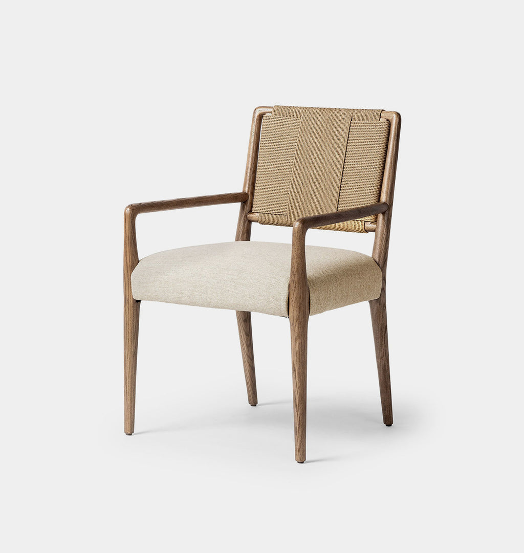 Haxton Dining Armchair Wheat