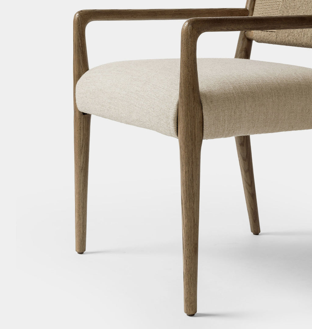 Haxton Dining Armchair Wheat