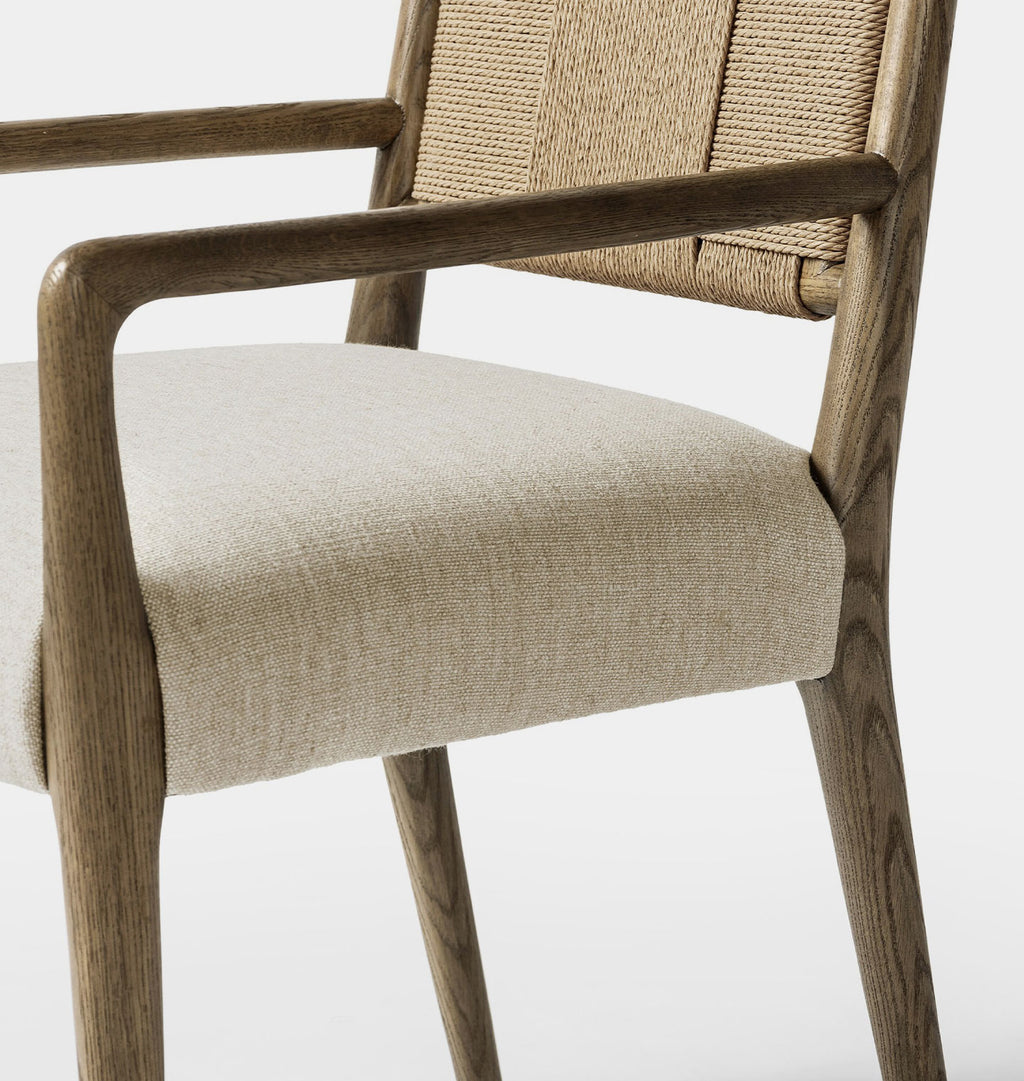 Haxton Dining Armchair Wheat