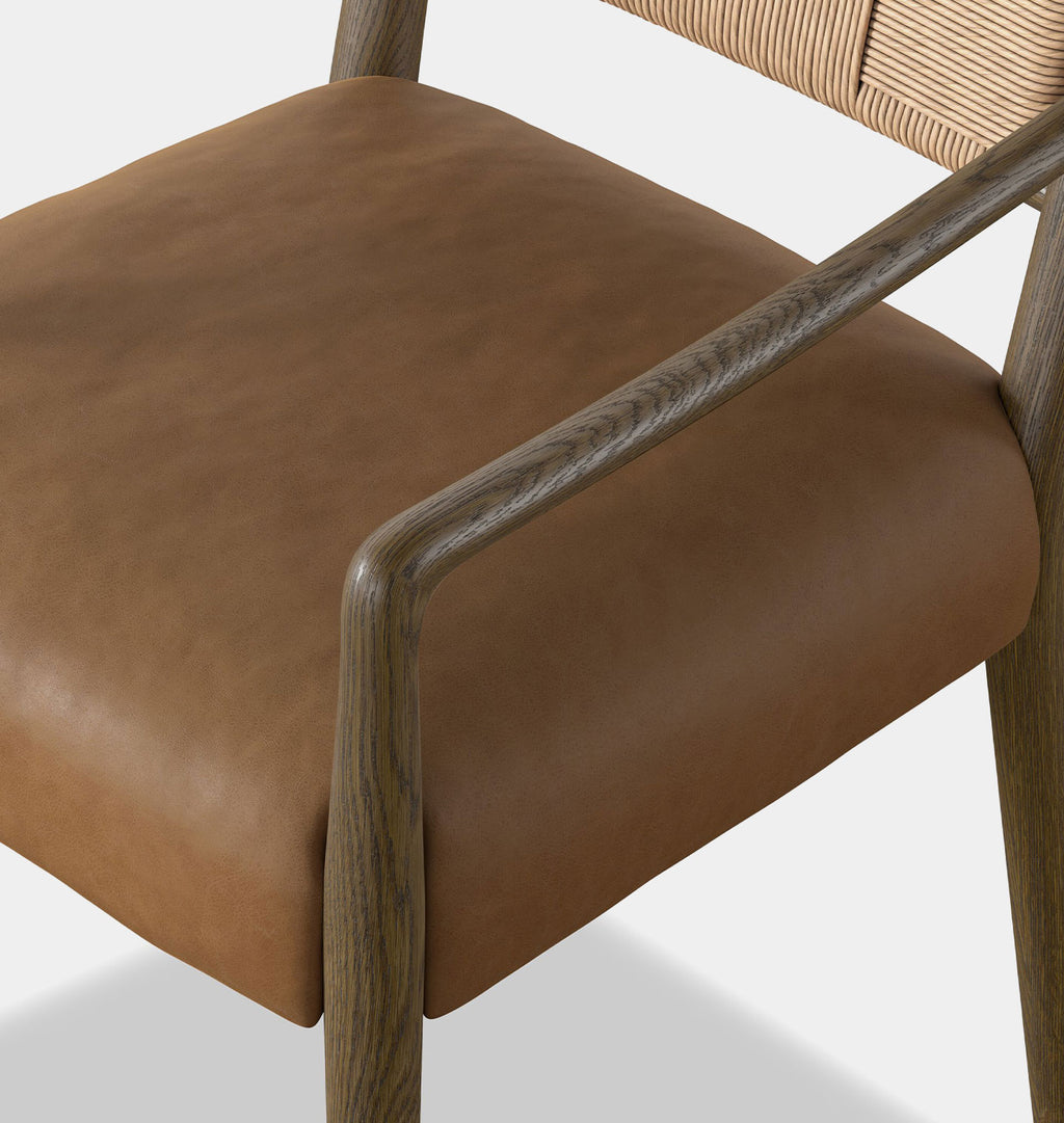 Haxton Dining Armchair Camel