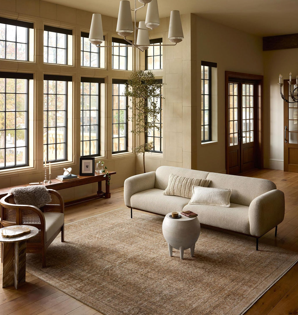 Heritage HER-01 Clay / Natural Area Rug