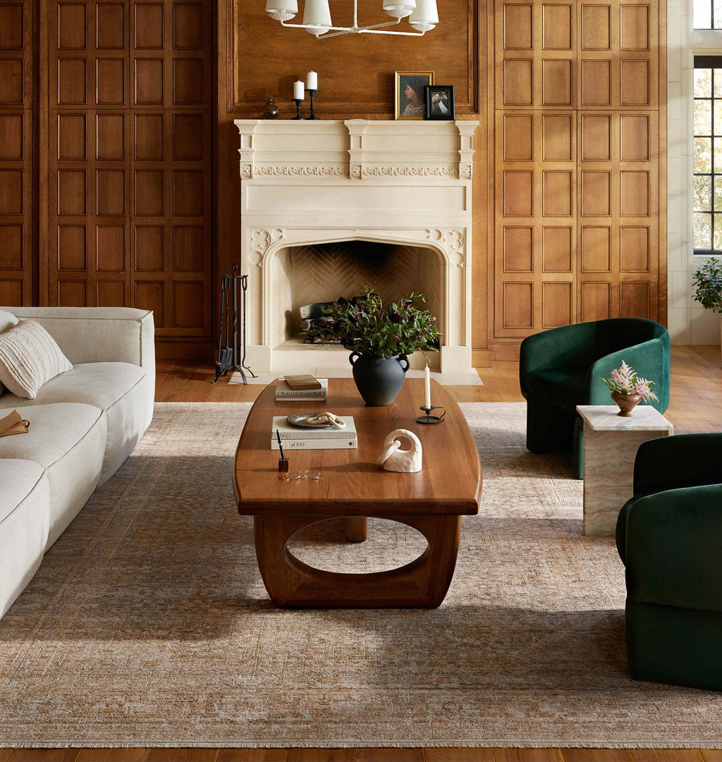 Heritage HER-01 Clay / Natural Area Rug