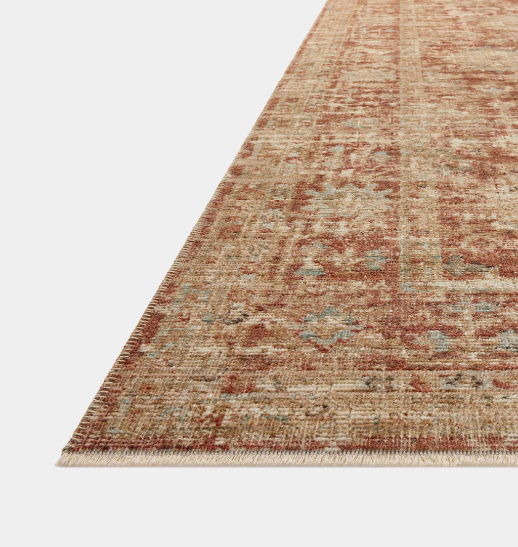 Heritage HER-03 Brick / Multi Area Rug