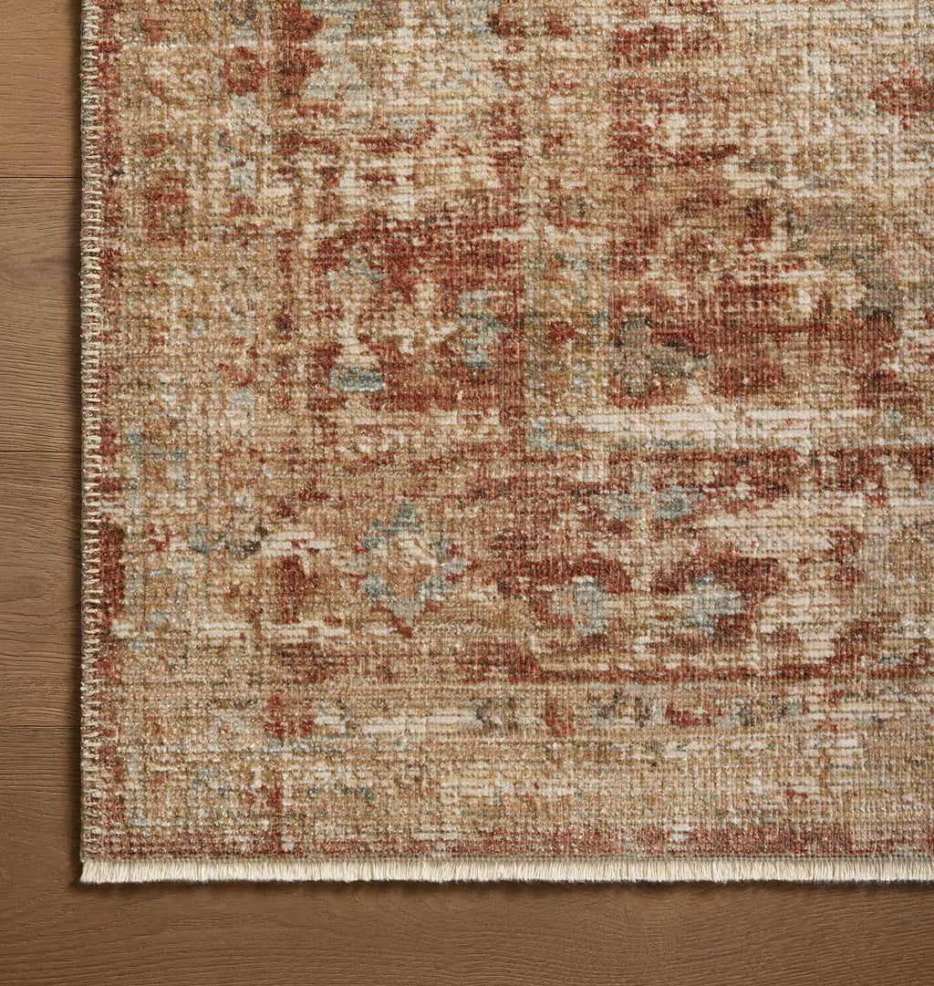 Heritage HER-03 Brick / Multi Area Rug