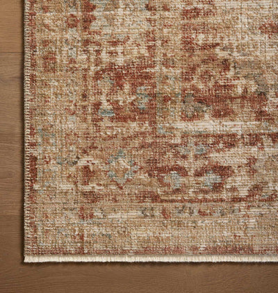 Heritage HER-03 Brick / Multi Area Rug
