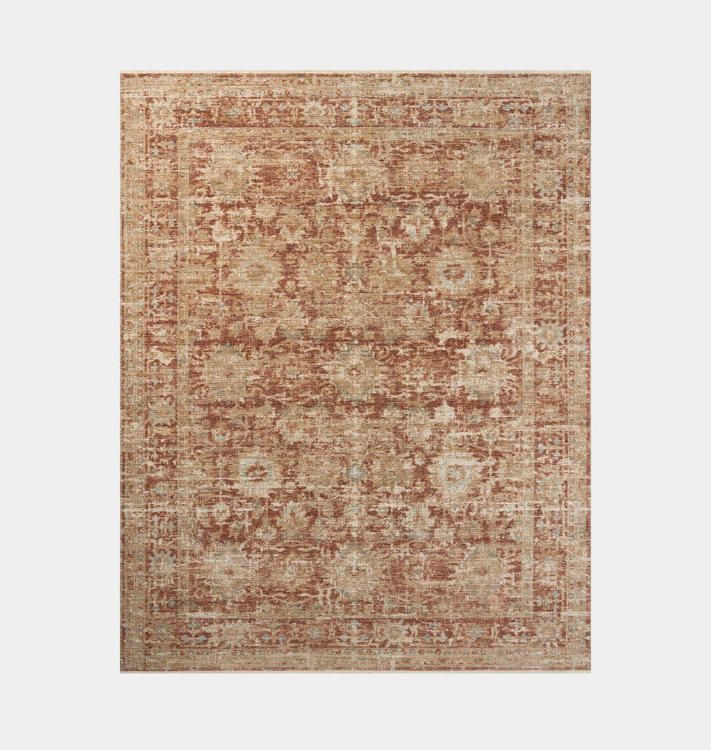 Heritage HER-03 Brick / Multi Area Rug