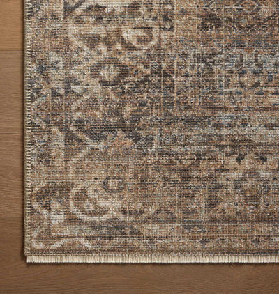 Heritage HER-07 Mocha / Denim Area Rug
