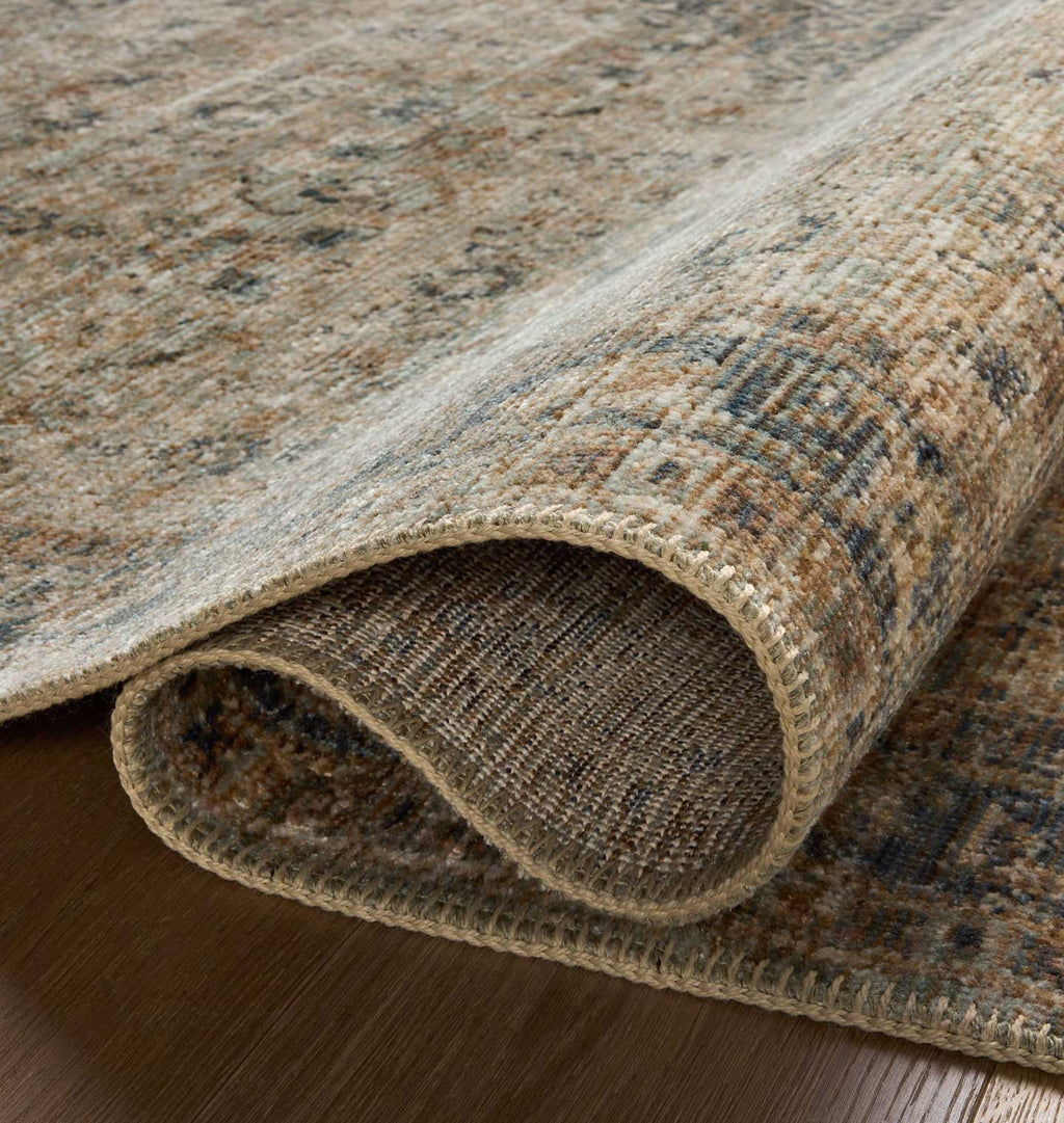Heritage HER-08 Sage / Navy Area Rug