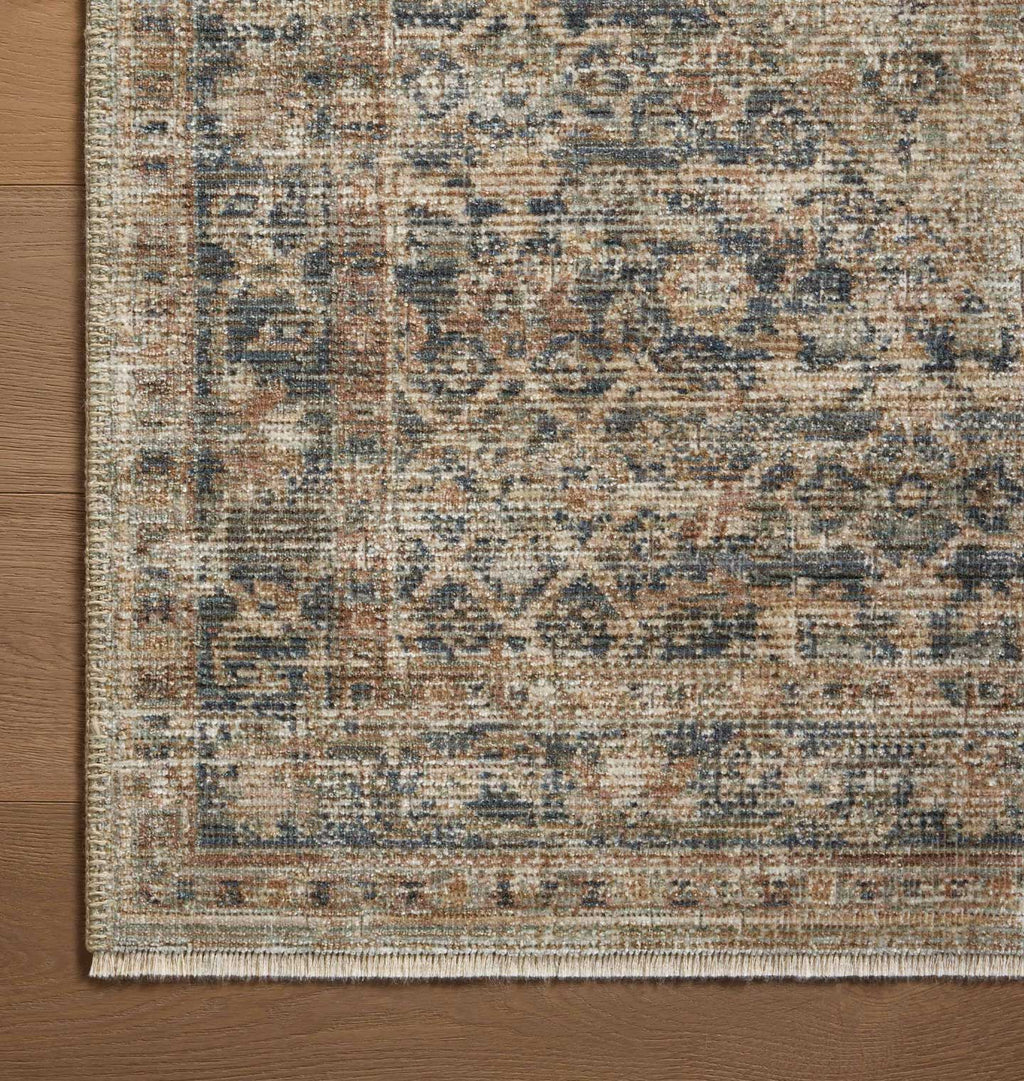 Heritage HER-08 Sage / Navy Area Rug