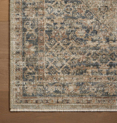 Heritage HER-08 Sage / Navy Area Rug