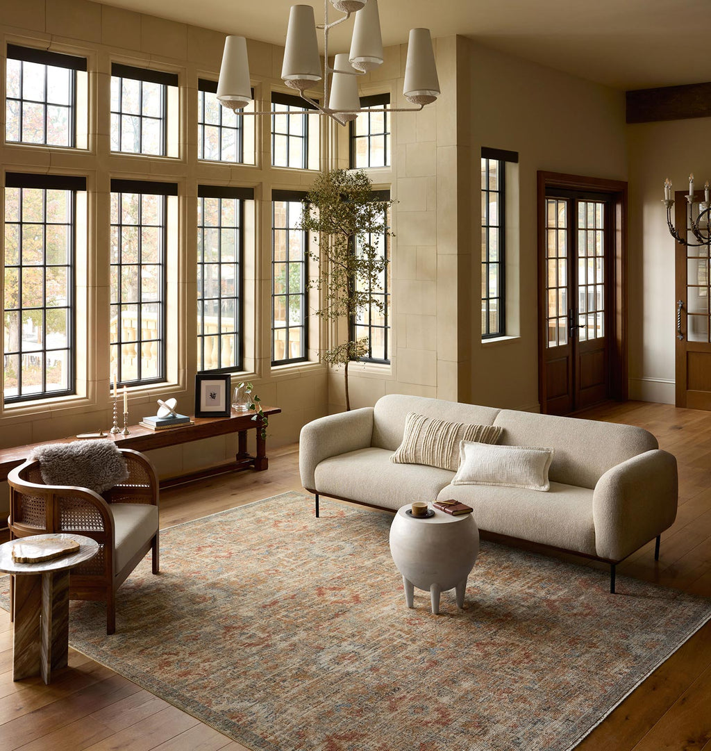 Heritage HER-10 Grey / Sunset AREA Rug
