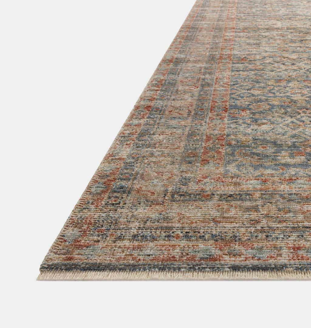 Heritage HER-12 Blue / Rust Area Rug