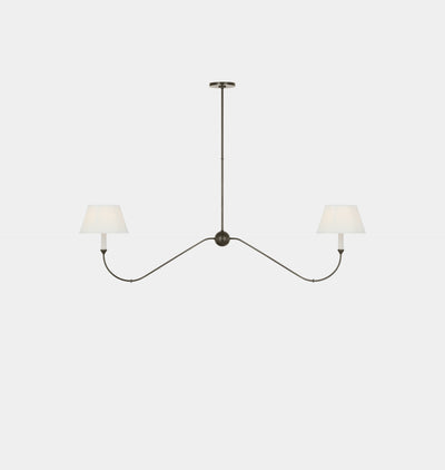 Ingela Linear Chandelier Iron