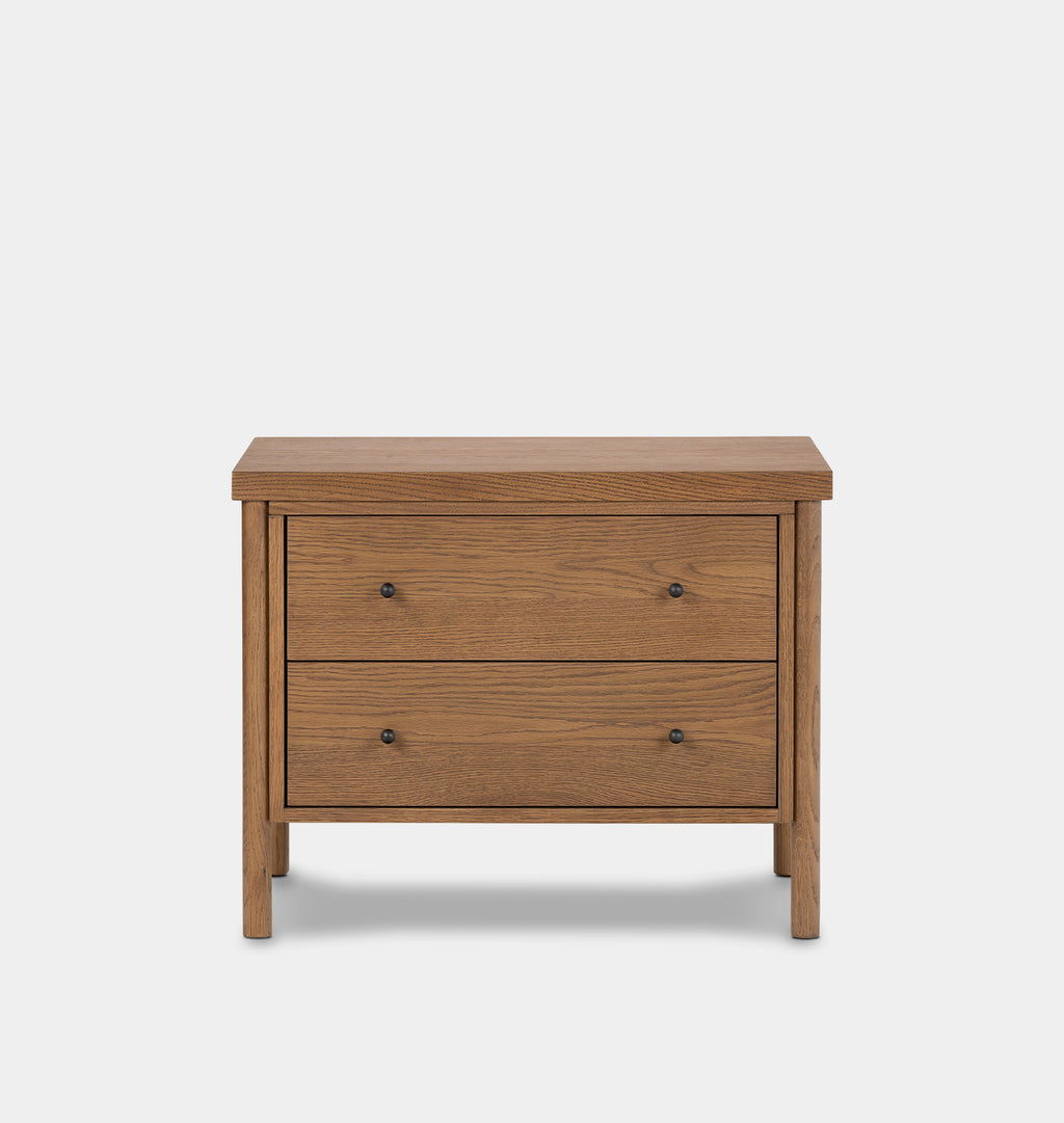 Irina Nightstand Amber Oak