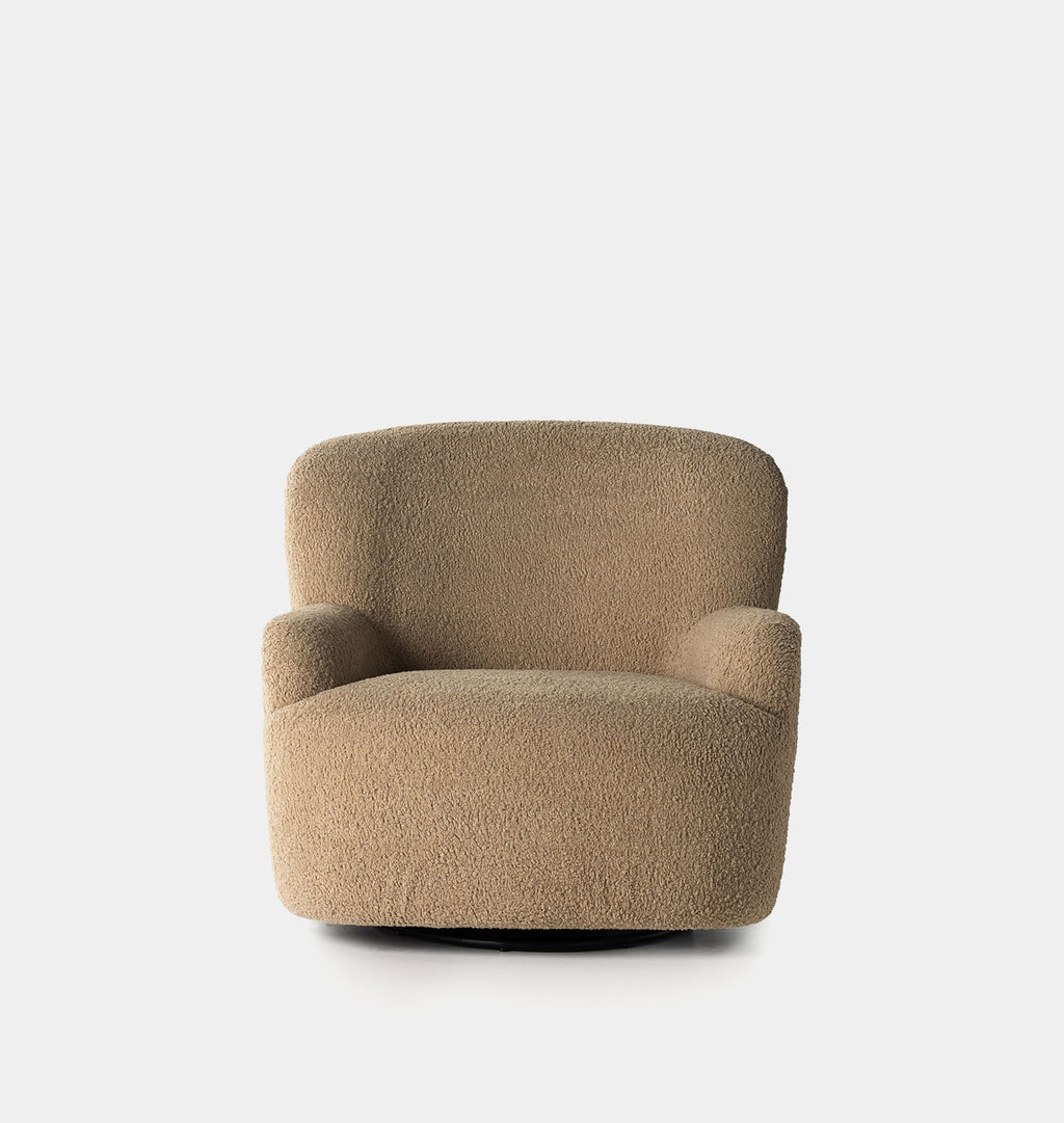 Isle Lounge Chair Swivel Camel