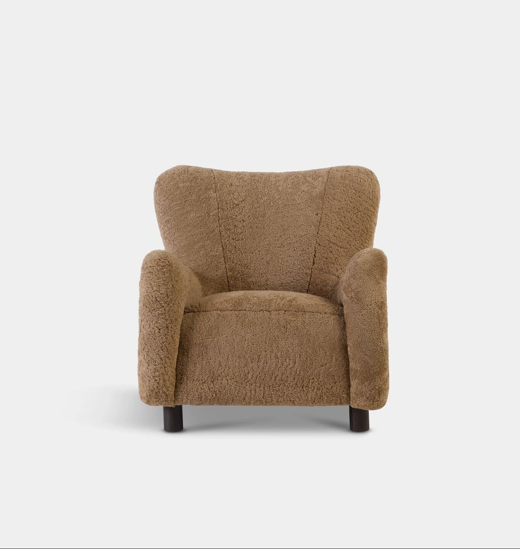 Jude Armchair Maple Shearling