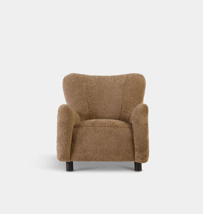 Jude Armchair Maple Shearling
