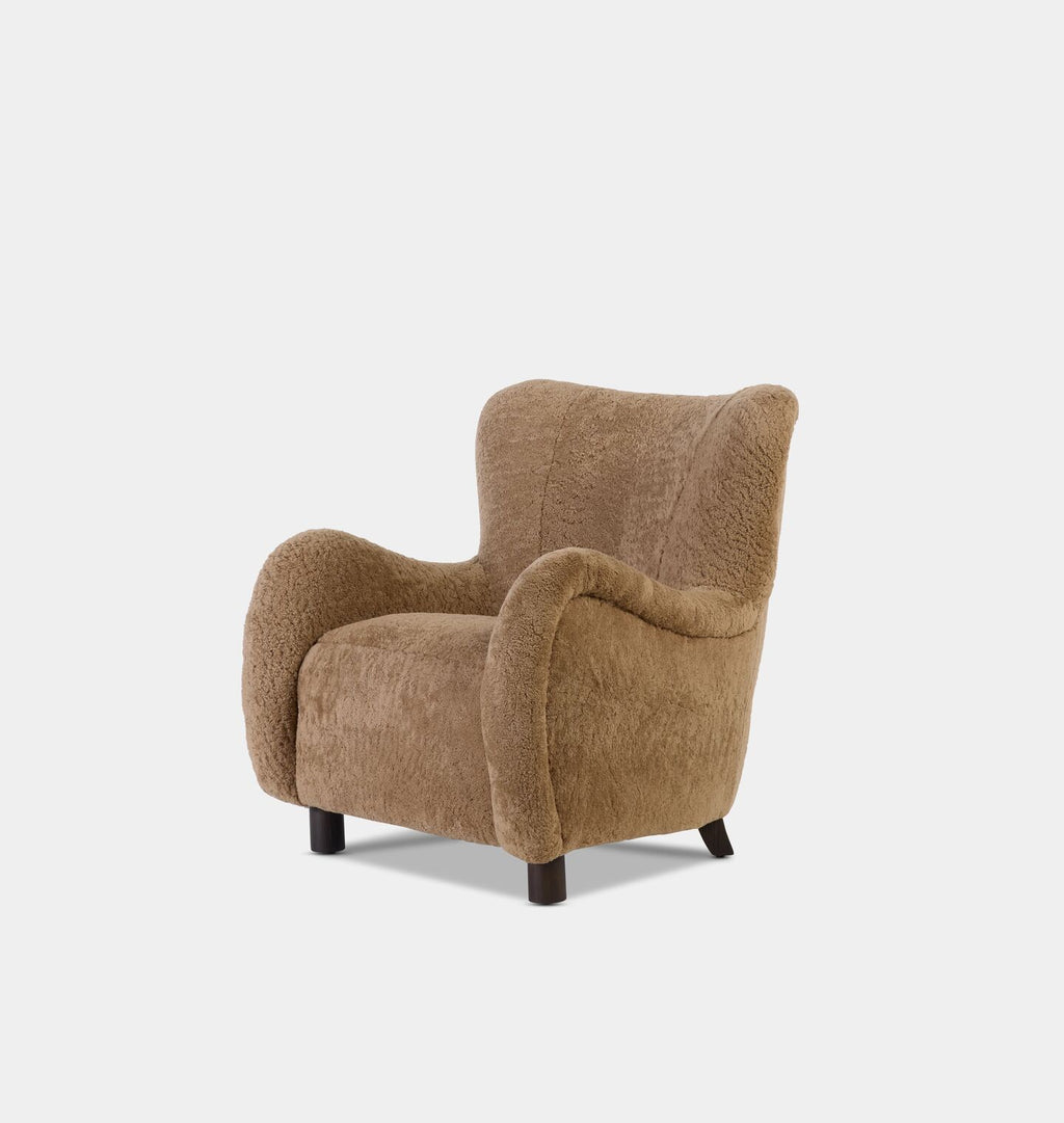 Jude Armchair Maple Shearling