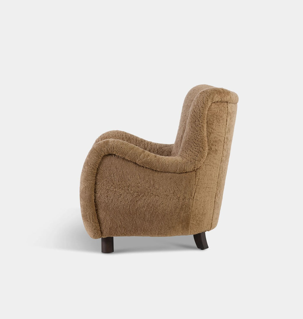Jude Armchair Maple Shearling