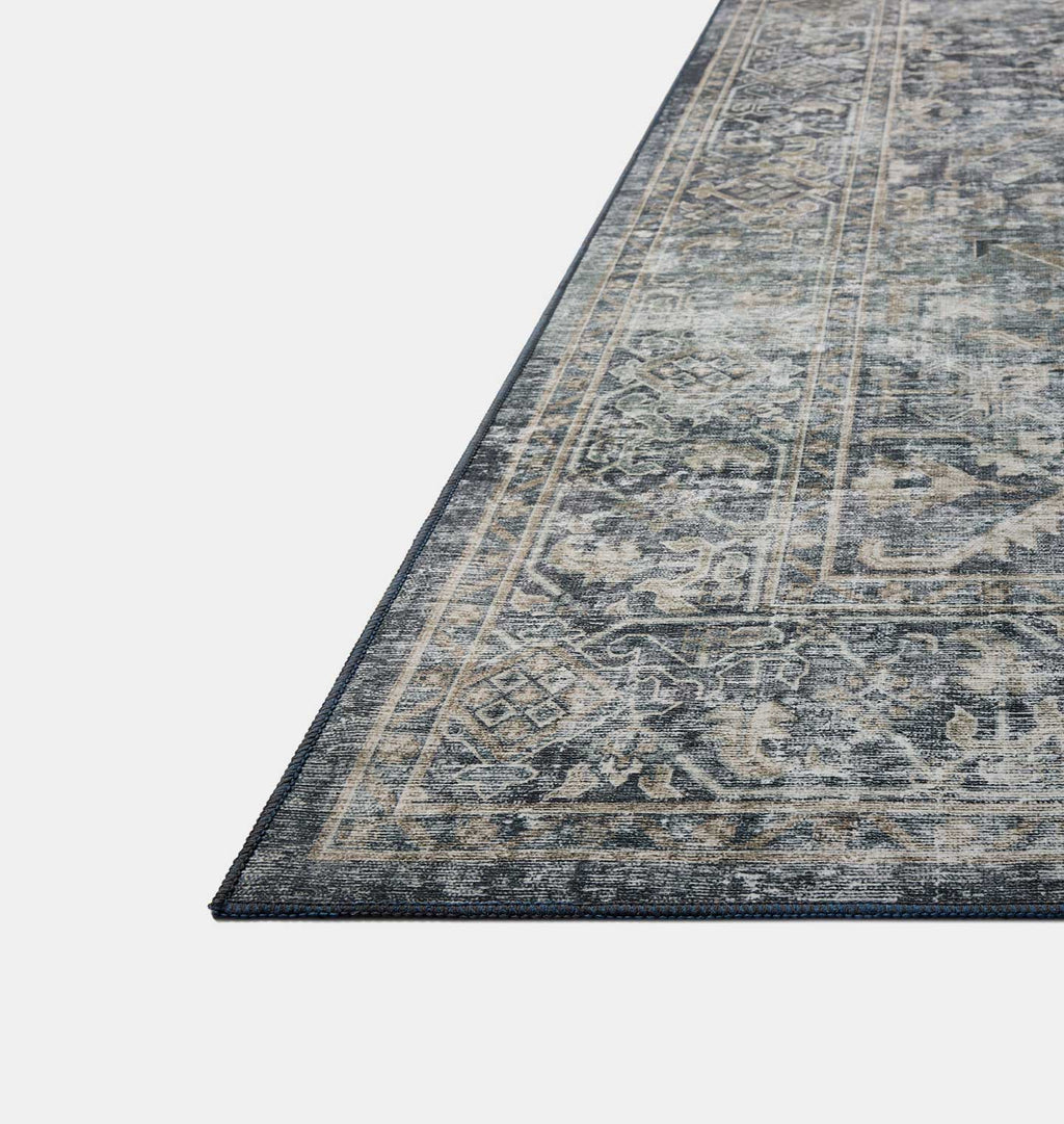 Josie JOS-01 Ocean / Natural Washable Area Rug