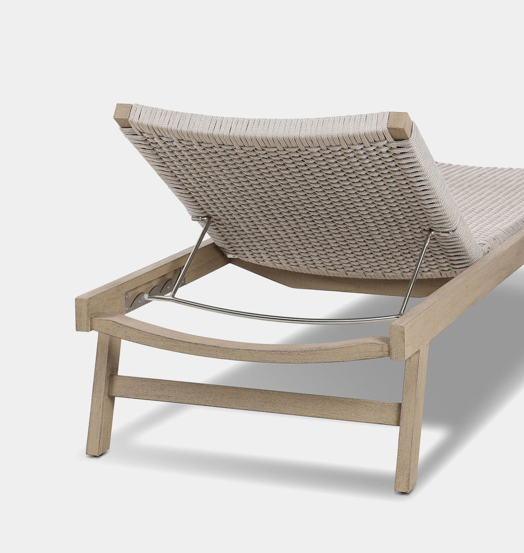 Kagan Outdoor Woven Chaise Brown