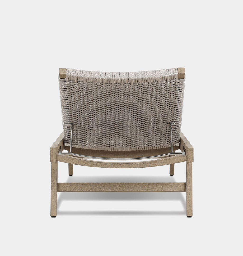Kagan Outdoor Woven Chaise Brown