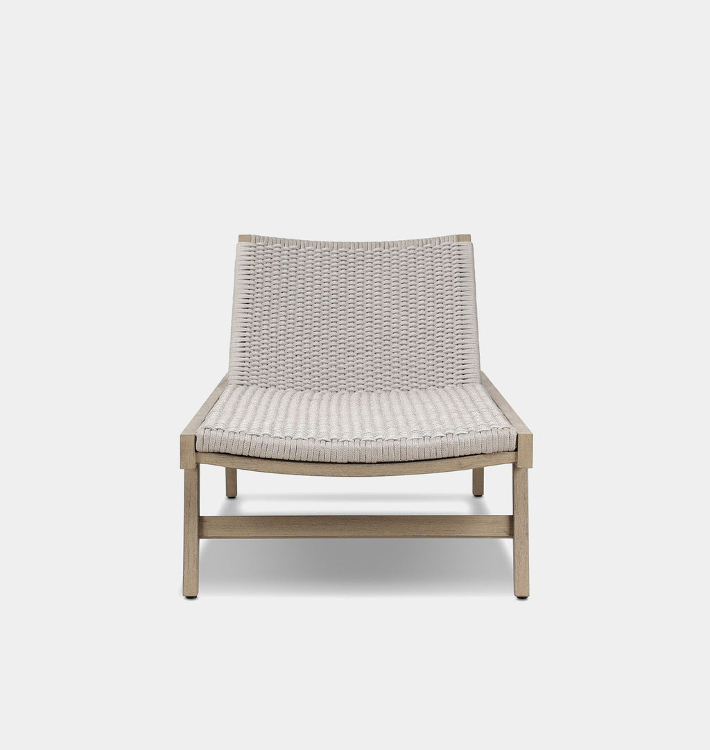 Kagan Outdoor Woven Chaise Brown