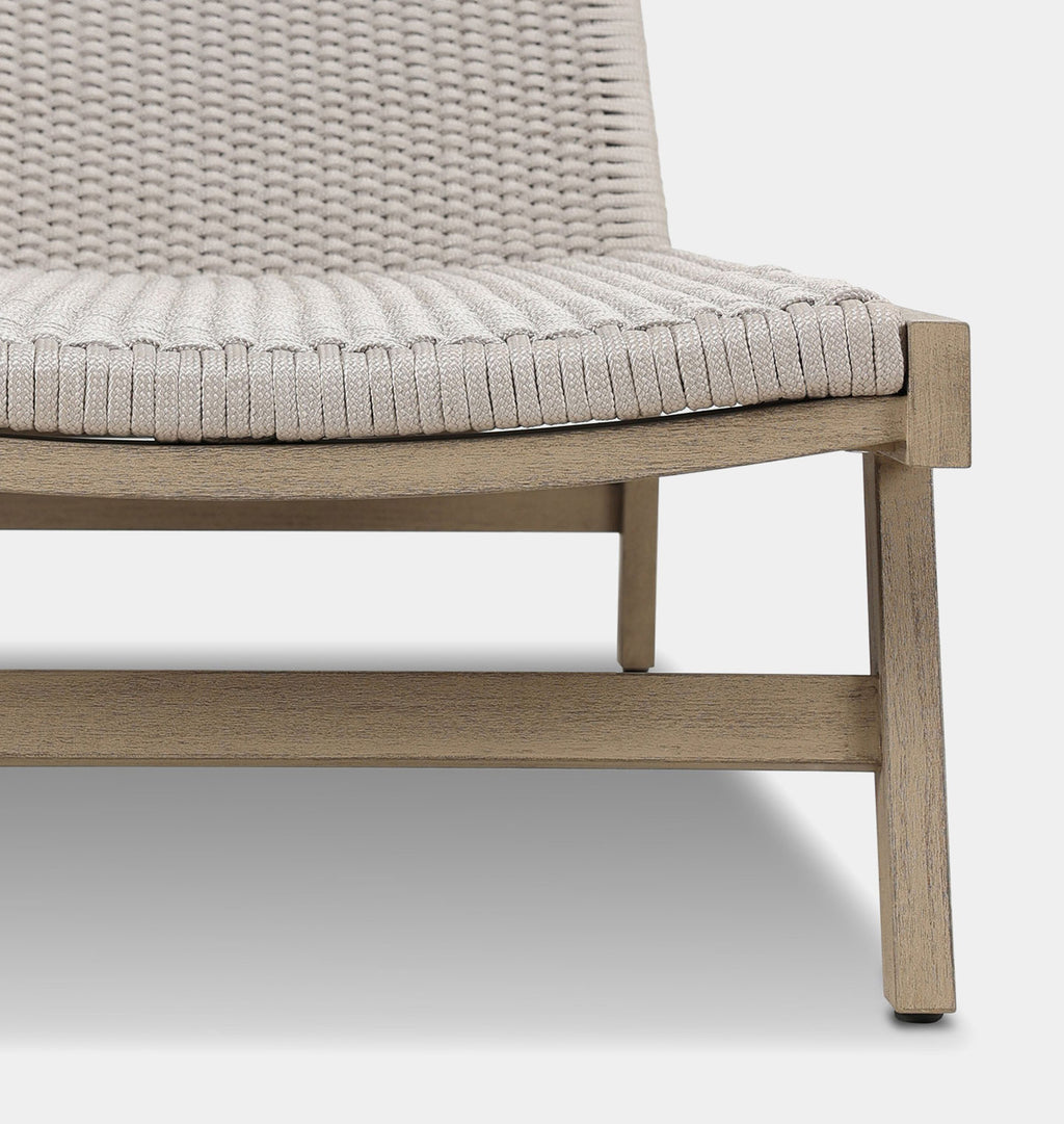 Kagan Outdoor Woven Chaise Brown