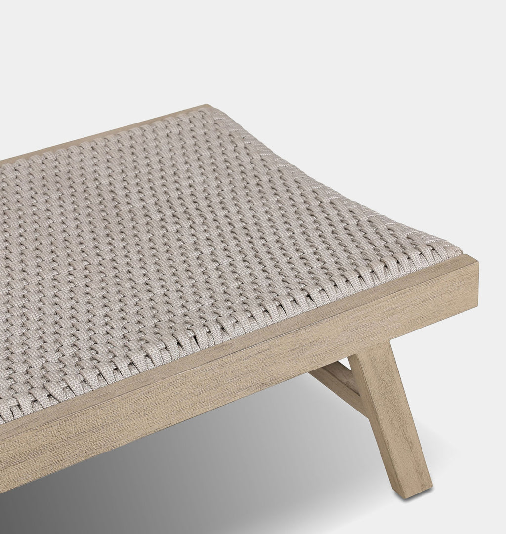 Kagan Outdoor Woven Chaise Brown