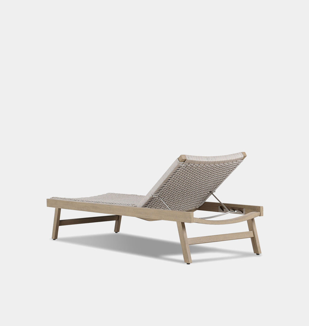 Kagan Outdoor Woven Chaise Brown